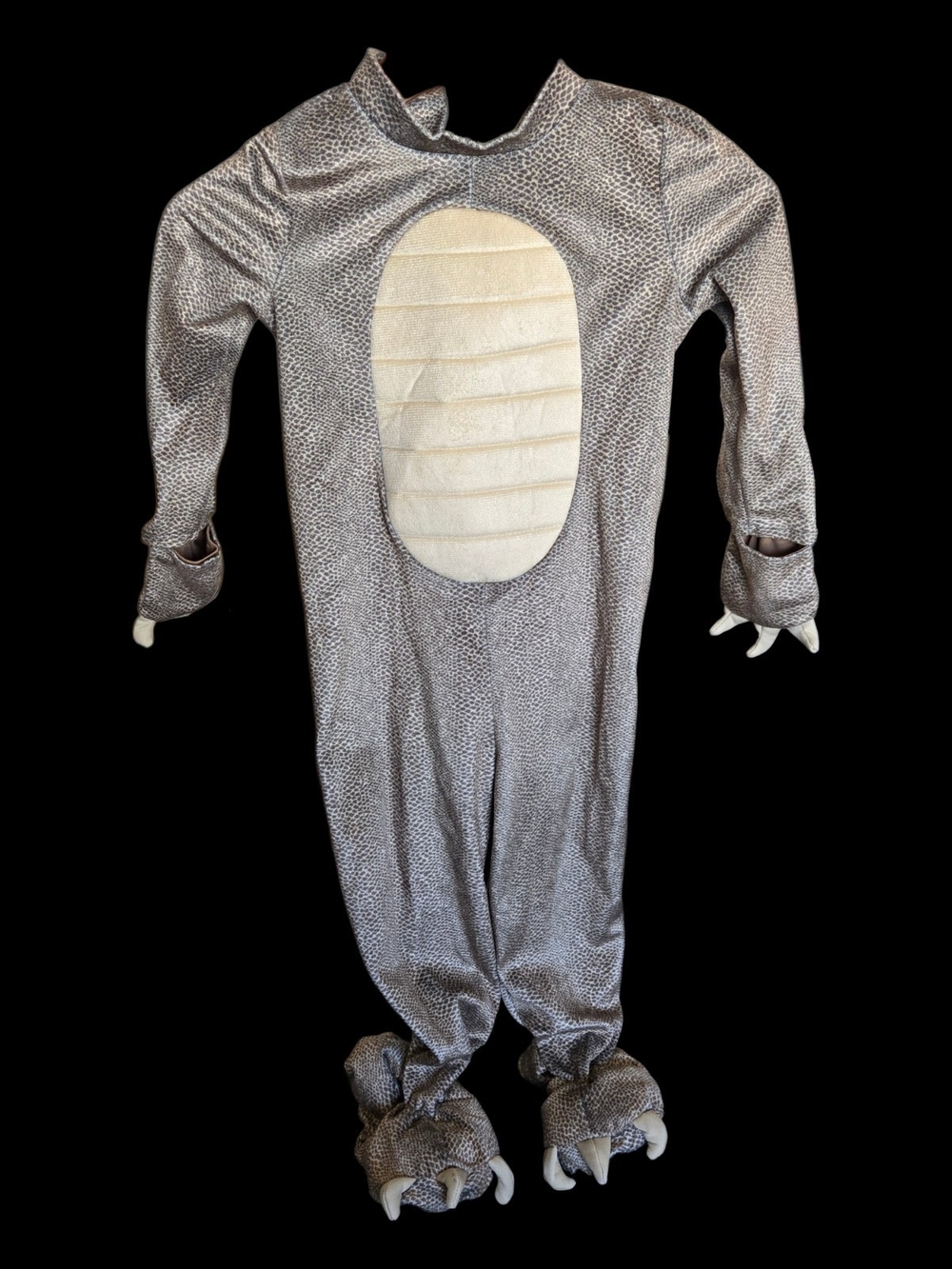 Spirit Grey Kids Dinosaur One-Piece Bodysuit with Cream Belly
